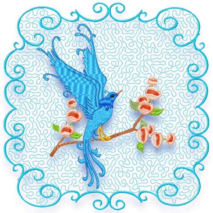 Graceful Blue Birds