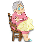 Grandma Sewing