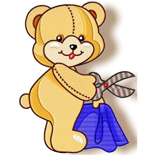 Happy Dressmaker Bear