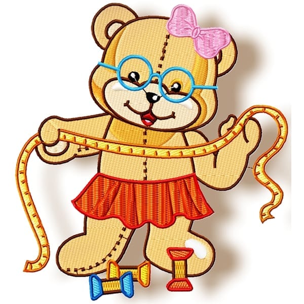 Happy Dressmaker Bear