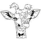 Impressive Giraffe Machine Embroidery