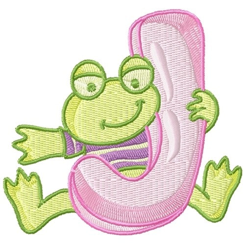 Cute Froggie Alphabet J