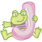 Cute Froggie Alphabet J