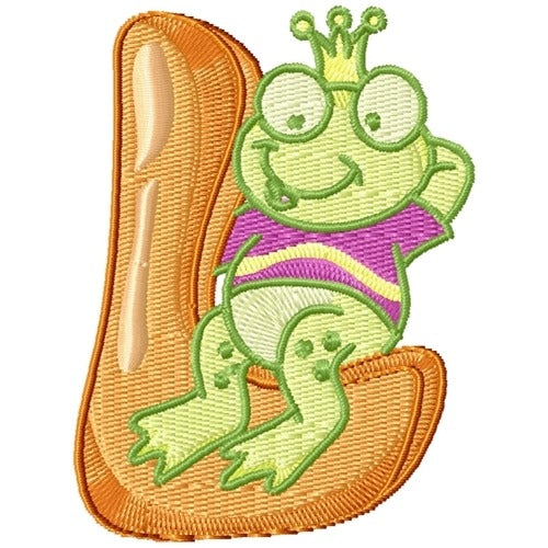 Cute Froggie Alphabet L