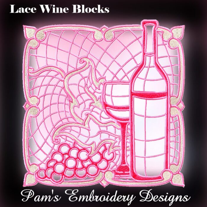 Lace Wine Blocks (FSL)