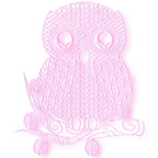 Lacey Owls Machine Embroidery