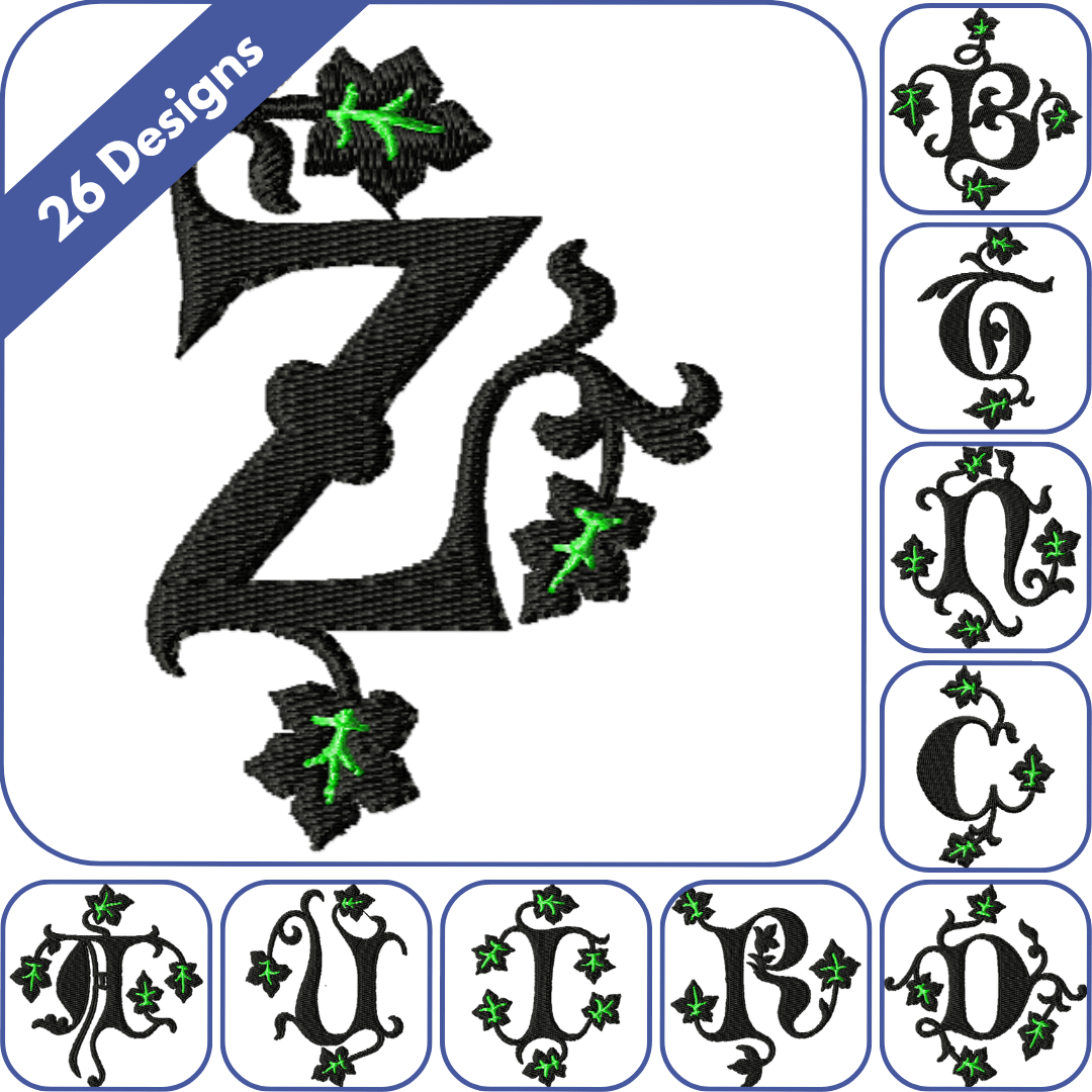 Leafy Alphabet Set