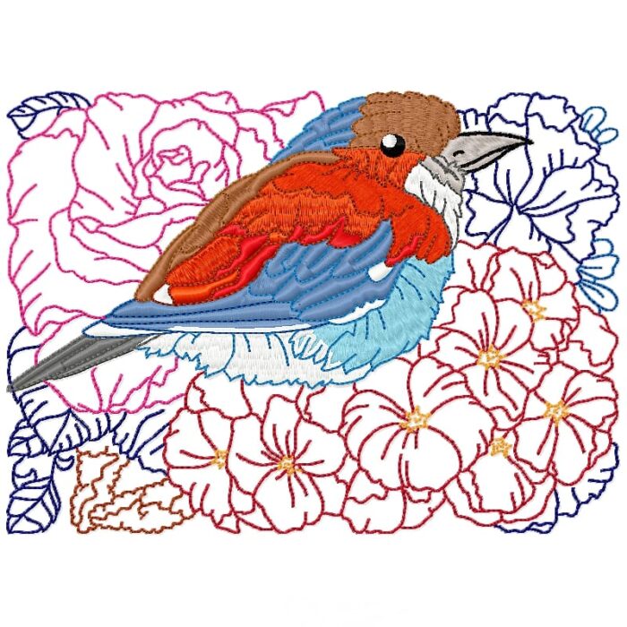 Birds With Linework 3