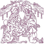 Nativity Scenes Linework