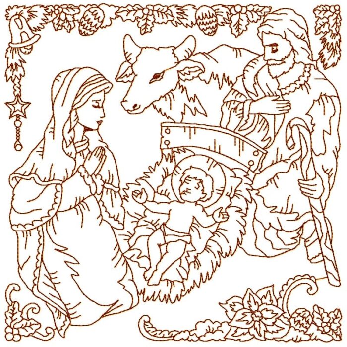 Nativity Scenes Linework