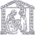 Nativity Scenes Linework