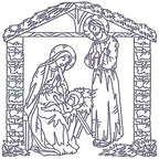 Nativity Scenes Linework