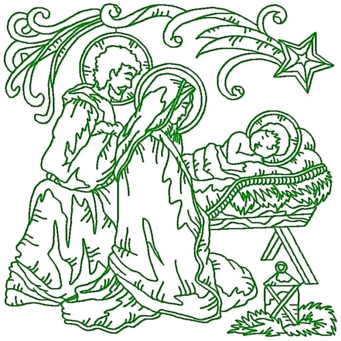 Nativity Scenes Linework