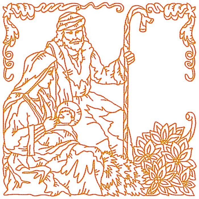 Nativity Scenes Linework