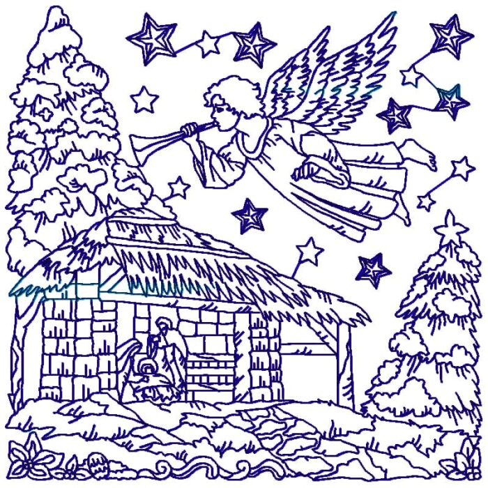 Nativity Scenes Linework
