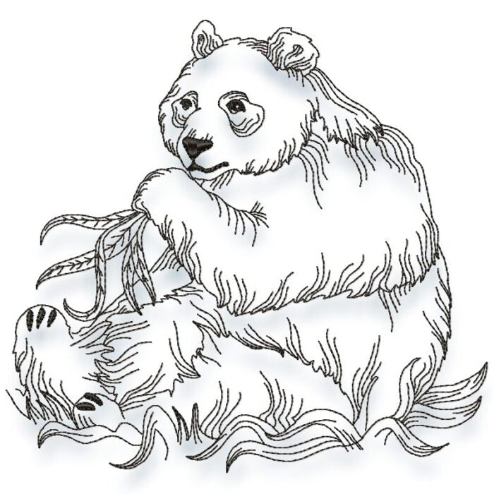 Panda Line Work Set
