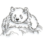 Panda Line Work Set