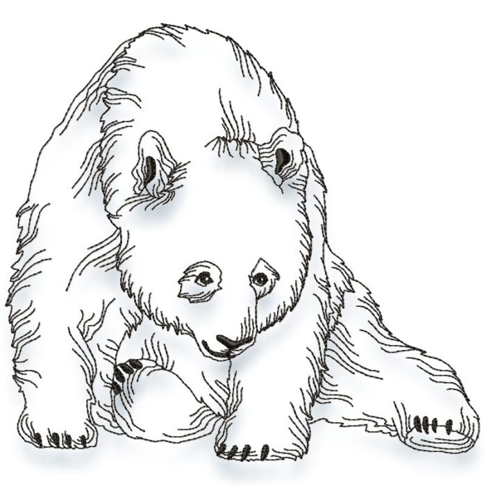 Panda Line Work Set