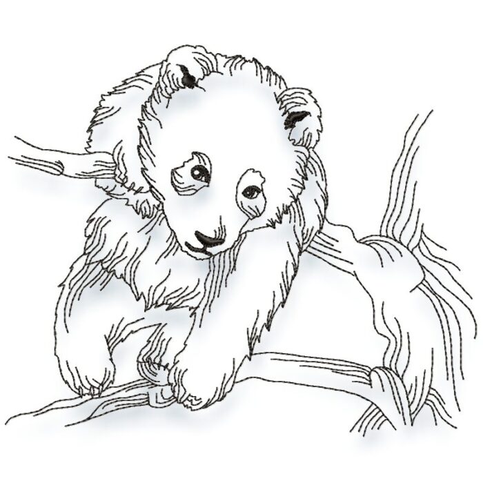 Panda Line Work Set