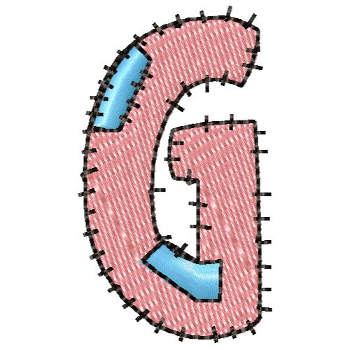 Patch-Alphabet G H