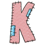 Patch Alphabet K L