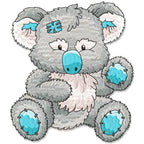 Patched Blue Koala Bear