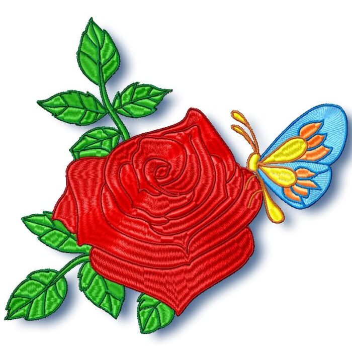 Roses and Butterflies