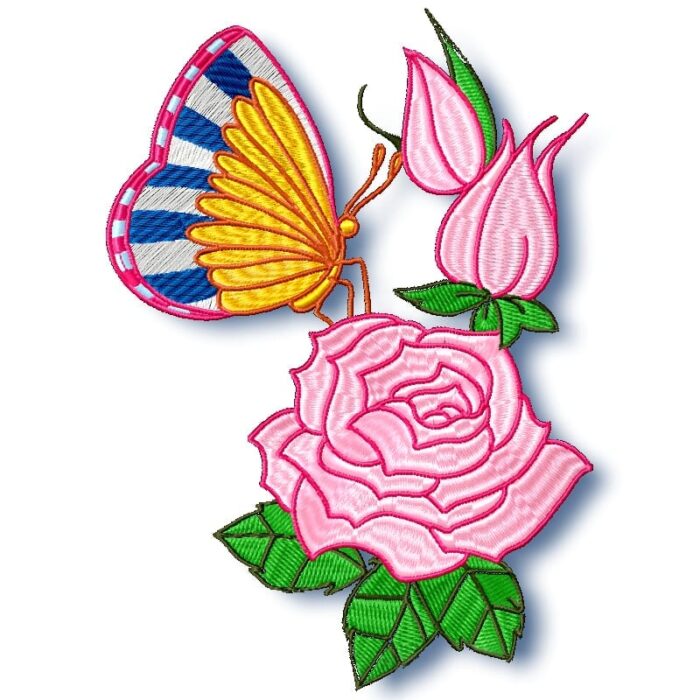 Roses and Butterflies