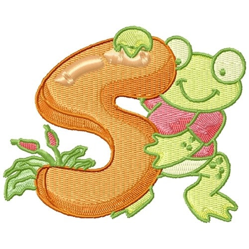 Cute Froggie Alphabet S