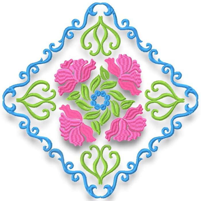 Satin Floral Blocks