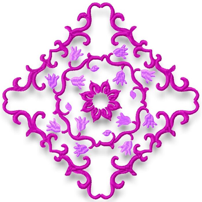 Satin Floral Blocks