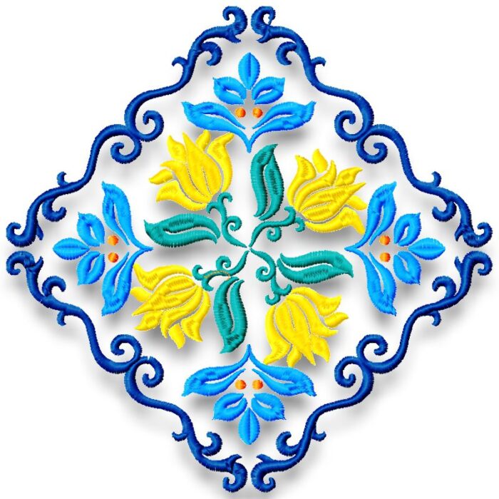 Satin Floral Blocks