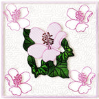 Single flowers and blocks machine embroidery designs