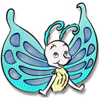 Smiling Butterflies machine embroidery