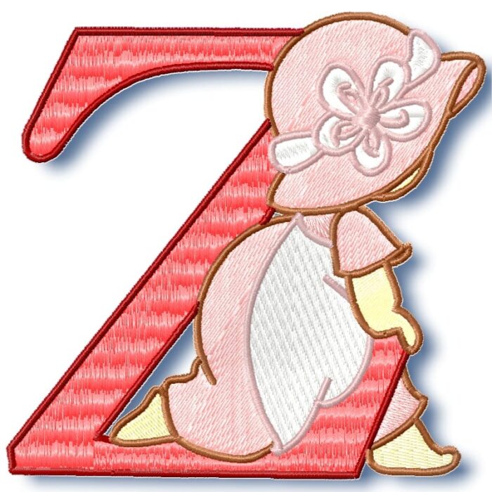 Sunbonnet Alphabet
