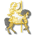 Sunbonnet on Carousel Horses