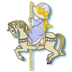 Sunbonnet on Carousel Horses