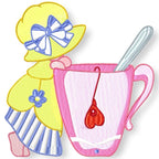 Sunbonnet Tea Time
