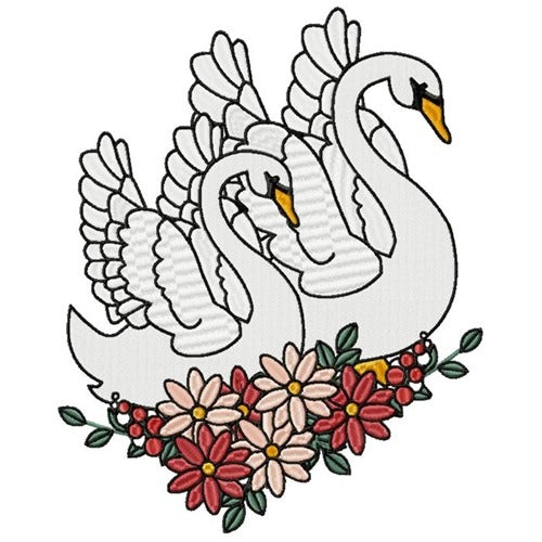 Swans For Christmas