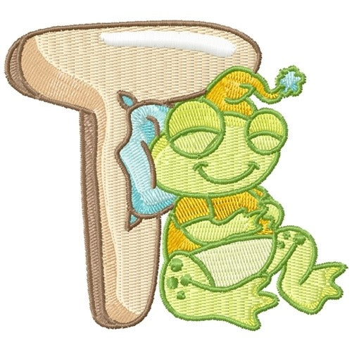 Cute Froggie Alphabet T