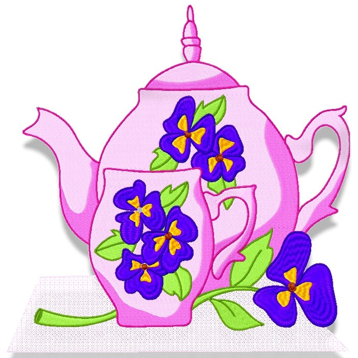 Tea Time Floral Set