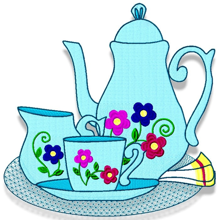 Tea Time Floral Set