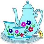 Tea Time Floral Set