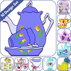 Tea Time Floral Set