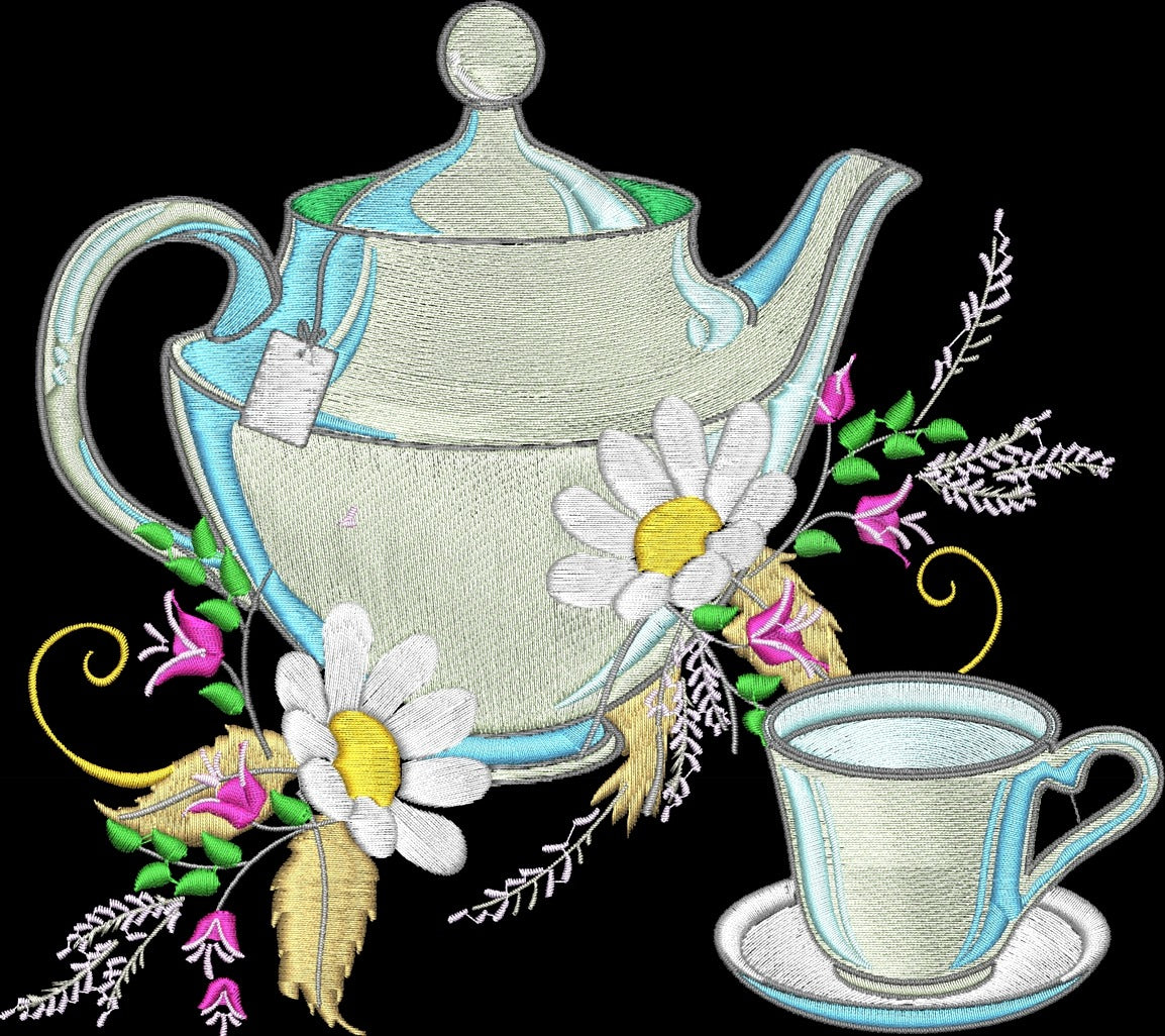 Tea Pot Floral