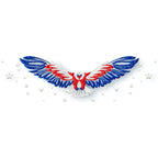 USA Eagles machine embroidery