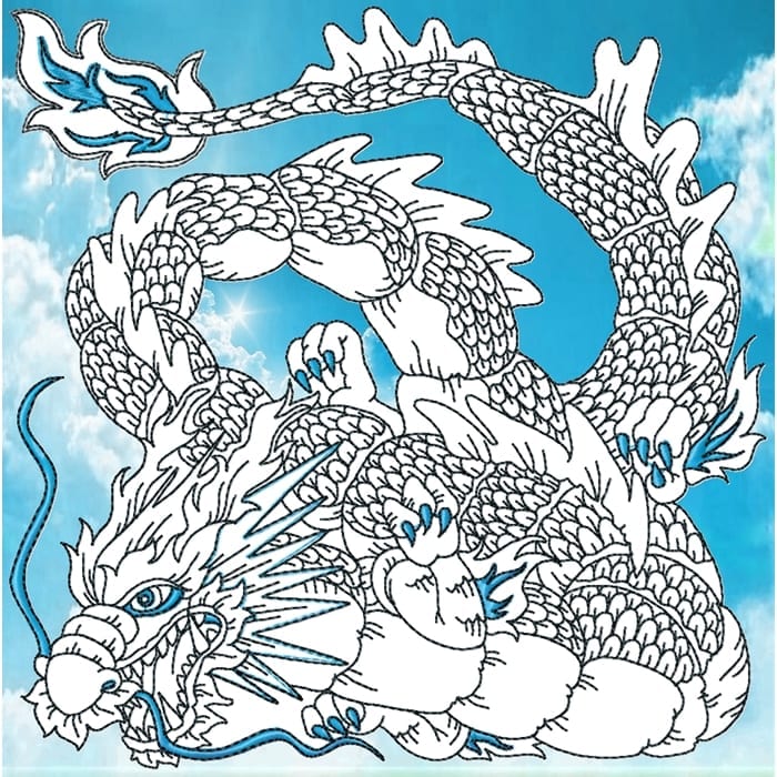 Ultra Dragon Machine embroidery designs