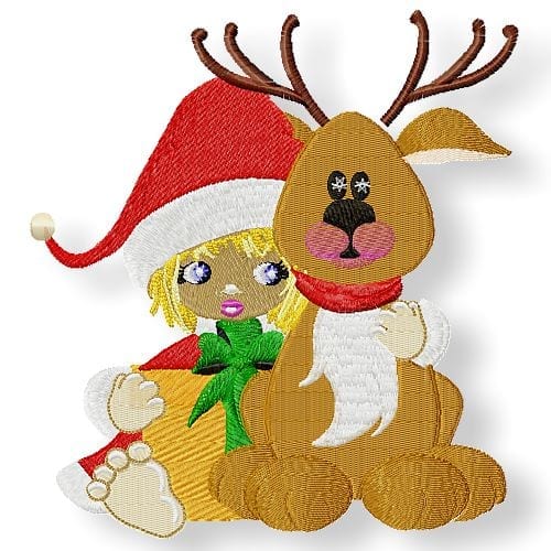 Adorable Cloe at Christmas