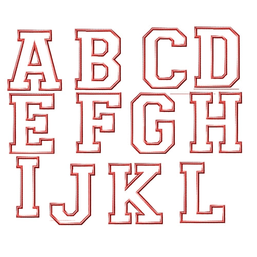 Applique Alphabet Set