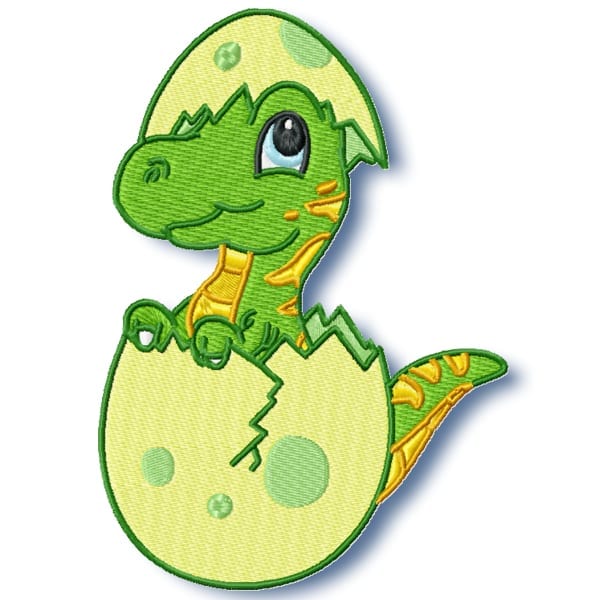 Baby Dino In Eggs
